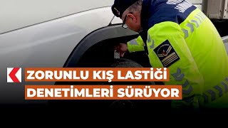 Zorunlu kış lastiği denetimleri sürüyor [upl. by Anerys]