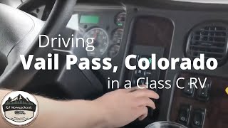 Mountain Pass Driving with RV  Vail Pass Colorado [upl. by Veronique]