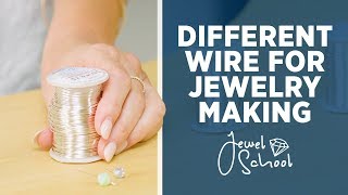 All About Different Wire for Jewelry Making  Jewelry 101 [upl. by Cly]