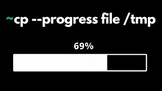 why linux cp command doesnt show progress bar [upl. by Ramedlab]