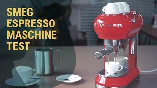 Kleiner Power Siebträger Die SMEG Espressomaschine im Test [upl. by Leeban]