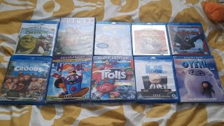 DreamWorks Animation 10Movie Collection Bluray 3D DVD and Bluray Unboxing [upl. by Saleme118]