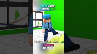 Hulk escapes from prison and Caught the thief 🙂  roblox hulk animation [upl. by Neelyak]