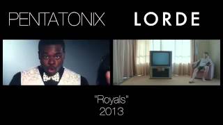 Royals Pentatonix TheMickBab Side By Side [upl. by Eigla]