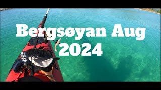 Kayak Fishing Norway  Bergsøyan Senja Aug 2024 [upl. by Fin]