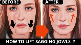 🛑 AGE 40  ANTIAGING FACE EXERCISES FOR SAGGING SKIN and JOWLS  LAUGH LINES FOREHEAD JAWLINE [upl. by Brigid721]