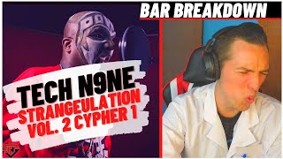 Strangeulation Vol II  CYPHER I  TECH N9NE  Syllable Holic REACTION [upl. by Kotto]