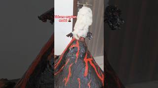 Volcano eruption static model Students creativity science volcanoeruption ytshorts facts [upl. by Aitnis983]