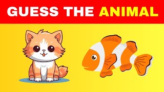 Can You Guess Animal Name By Emoji  😺 🐟 emojichallenge animalquizgame  Genie Genius [upl. by Schafer]