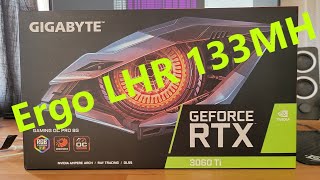 GYGABYTE 3060 Ti LHR REV 3 Ergo Mining Review NBMiner 395 Step by Step LHR Unlock [upl. by Liam406]