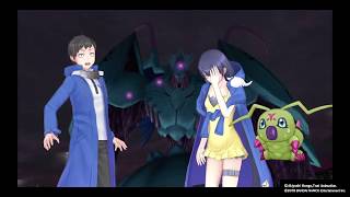 Digimon Story Cyber Sleuth  Hackers Memory  To the Odaiba Bridge Arcadiamon Ultra Appear [upl. by Ditzel]