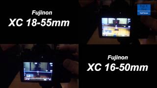 Fuji XF 1855 f2840 vs Fujinon XC 1650 f3556 Autofocus AF Test on Fuji XT1 [upl. by Naujahs372]