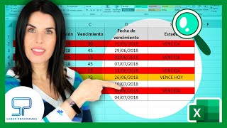 ✅ Cómo calcular FECHAS de VENCIMIENTO y crear ALERTA en Excel  en 5 minutos [upl. by Ellemaj96]