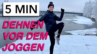 5 MIN AUFWÄRMÜBUNGEN VOR DEM WINTERLAUF [upl. by Yeoz]