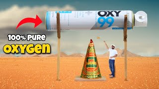 आक्सीजन सिलेंडर के नीचे दिवाली अनार 🔥🔥 आक्सीजन ने दिल दहलाया  Oxygen Cylinder Vs Diwali Anaar 🚫 [upl. by Lienet]