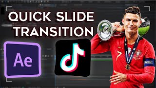 Quick Slide Transition  After Effects  A Beginners Guide [upl. by Swaine]