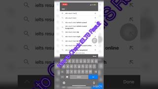 How to check IELTS result idp result  easy way to check ielts result  ieltsresult shorts [upl. by Small]