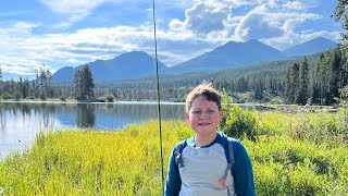 Trout fishing in Estes Park Colorado [upl. by Lanam]