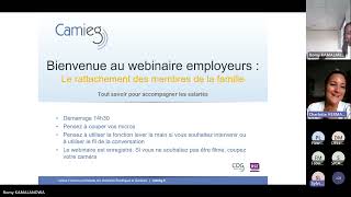 Webinaire employeurs  Le rattachement des membres de la famille [upl. by Cozza]