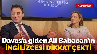 Davosa giden Ali Babacanın İngilizcesi dikkat çekti Flaş açıklamalar [upl. by Nostaw]