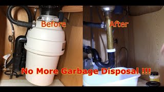 Replace A Garbage Disposal With A Regular Drain [upl. by Anselm545]