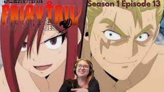 Erza VS Laxus Fairy Tail 100 Year Quest Season 1 Episode 13 Reaction [upl. by Edeline395]