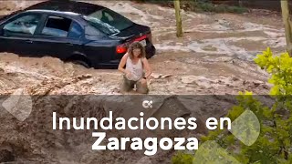 Inundaciones en Zaragoza [upl. by Gittel162]