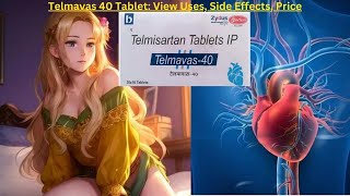 Telmavas 40 Tablet View Uses Side Effect Price thepharmacist heart telmisartan telmavas40 vir [upl. by Ardnaeel]