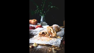 Puff Pastry Apple Strudel [upl. by Aneekas]