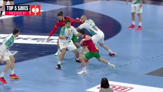 EHF EURO 2024 Highlights  Top 5 Paraden  Tag 10 amp 11  Handball EM 2024 [upl. by Chon]