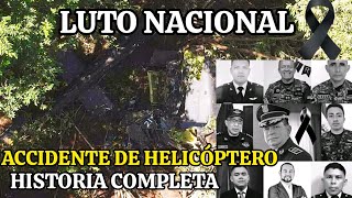 IMÁGENES INEDITAS de ACCIDENTE de HELICÓPTERO en EL SALVADOR ESTO FUE LO QUE PASO [upl. by Nagear]