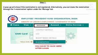 EPFO Enomination Process Step by Step pf e nomination kaise kare 2022nomination pf [upl. by Iral643]