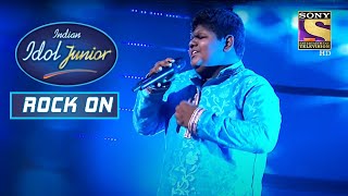 Vaishnav के Amazing Cover पर Judges हुए मोहित  Indian Idol Junior  Rock On [upl. by Carlynn]