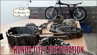 1975 Honda TL125 K2 Full Restoration Episode 4 [upl. by Gross]