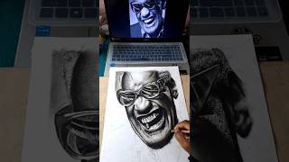 Hyper realistic portrait drawing Upcoming tutorial video  shorts trendingshorts viralshorts [upl. by Alo]