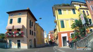 I Driving through Brenzone sul Garda along Lake Garda Veneto June 2017 [upl. by Ammann]