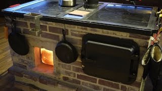 Walker Wood Fired Masonry Cookstove and Oven Introduction and Overview [upl. by Annahgiel]