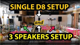 3 Speakers Setup VS 1 Speaker Setup with Subwoofer [upl. by Htepsle]