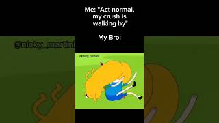 When your crash walks by  Adventure Time meme [upl. by Aisya722]