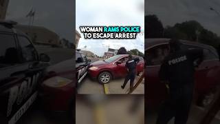 Ohio Woman Rams Police Cars To Escape Arrest [upl. by Papotto698]