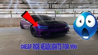 Best V6 MOD For Your Dodge Charger RGB HEADLIGHTS [upl. by Mich]