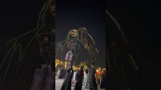 Drone show habibi abudhabi sheikhzayedfestival uaefestival habibi shortsviral [upl. by Dever]