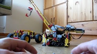 LEGO Technic Tracked Crane with Outtriggers [upl. by Bikales]