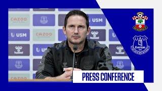 SOUTHAMPTON V EVERTON  FRANK LAMPARD PRESS CONFERENCE  PREMIER LEAGUE MATCHDAY 23 [upl. by Sarkaria]