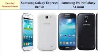 Samsung Galaxy Express I8730 vs Samsung I9190 Galaxy S4 mini Key features and differences [upl. by Hsiekal]