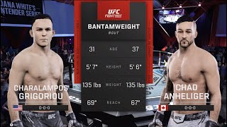 UFC Vegas 88 Grigoriou vs Anheliger UFC 5 Simulation [upl. by Grogan]