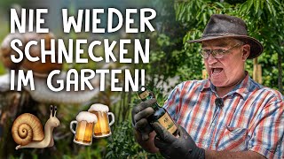 Schneckenfalle selber bauen 🐌  Schnecken bekämpfen mit Bierfalle [upl. by Llimaj]