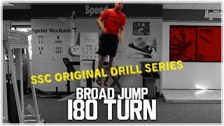 Broad Jump 180 Turn  Simple Speed Coach OG Drills [upl. by Nnylyahs]