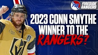 Could the Rangers sign the 2023 Conn Smythe winner in free agency  Bye Goodrow  Discussion [upl. by Artemus]