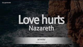 NazarethLove hurts Karaoke Version [upl. by Hairam]